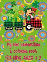 My Dino Handwriting & Coloring book for kids Ages 4-8