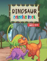 Dinosaur Coloring Book for Kids ages 4-8