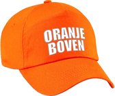 Nederland fan cap / pet - oranje boven - volwassenen - EK / WK - Holland supporter petje / kleding