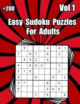 Easy sudoku puzzles for adults Vol 1