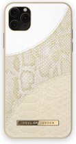 iDeal of Sweden Fashion Case Atelier voor iPhone 11 Pro Max/XS Max Cream Gold Snake