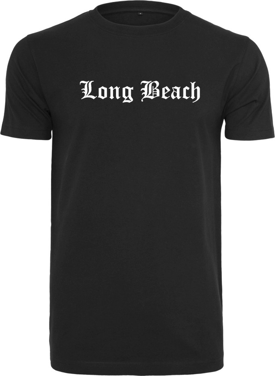 Urban Classics Heren Tshirt -S- Long Beach Zwart