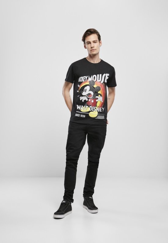 Tshirt Homme Disney Mickey Mouse - XS- Mickey Mouse After Show Zwart