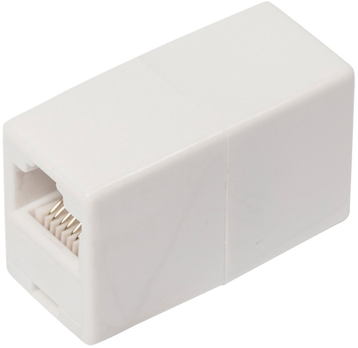 RJ45 Netwerkkabel Koppelstuk - RJ45 (v) - RJ45 (v) - UTP - 8P8C - Wit