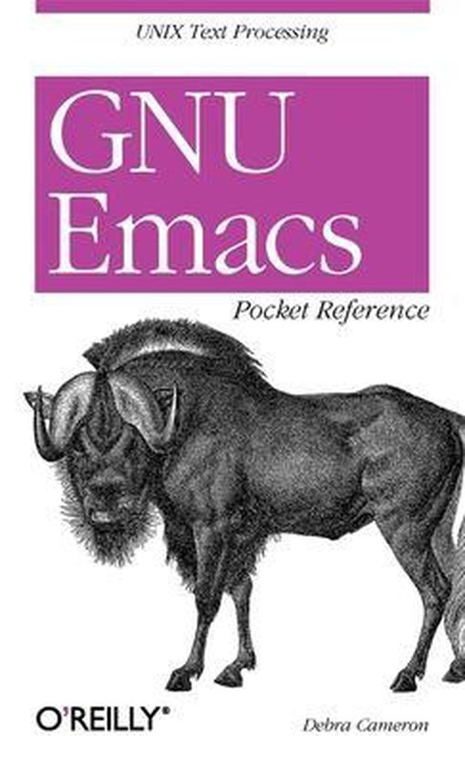 GNU Emacs Pocket Reference - cover