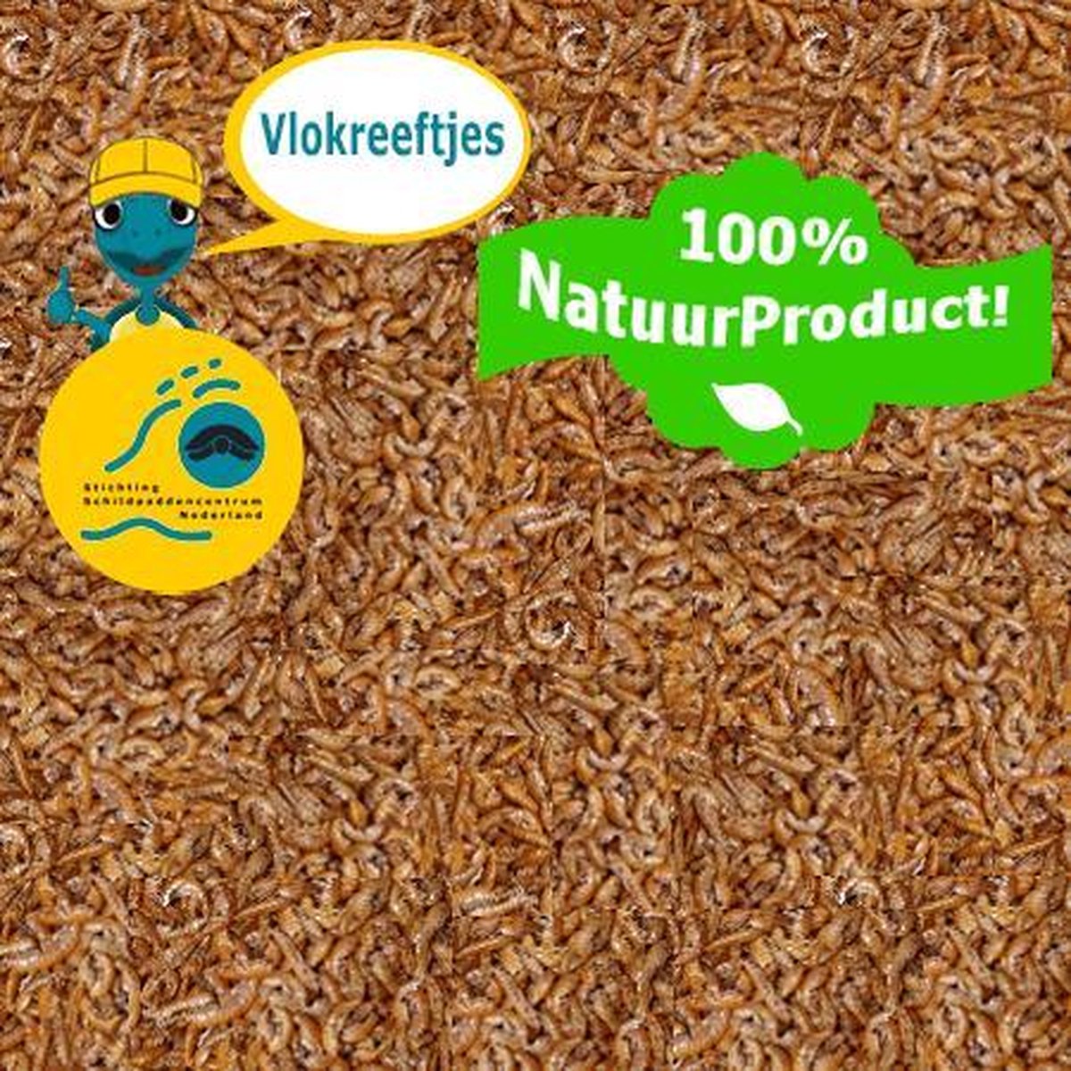 Gedroogde Vlokreeftjes voor Waterschildpadden - Natuurproduct - 200g