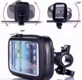 HiCHiCO Waterdichte Fietshouder - Bike Mount Size M Weather Resistant, Fiets Telefoon Houder Waterdicht Fiets Phone Case Bag Voor All Smart Phone STAND Tot 4.7"