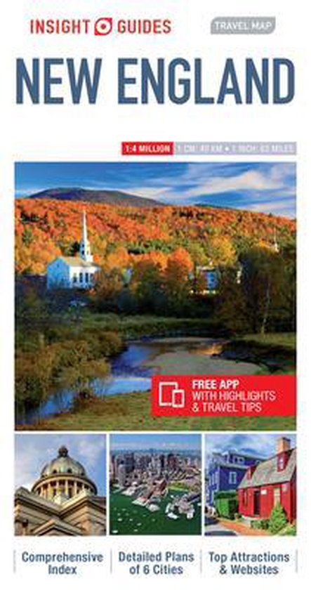 Insight Travel Maps- Insight Guides Travel Map New England, Apa 