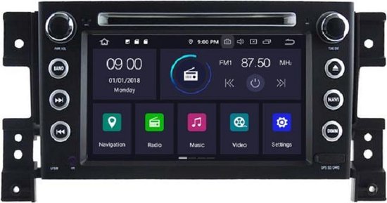 Dynavin Android Navigatie Suzuki vitara 2005-2016 dvd carkit android 12 usb 64GB