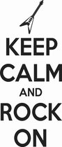 Keep Calm Rock deurposter 95x215cm