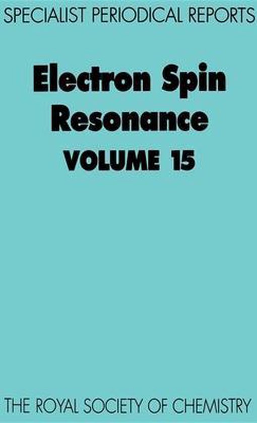 Electron Spin Resonance | 9780854043002 | N. Atherton | Boeken | bol