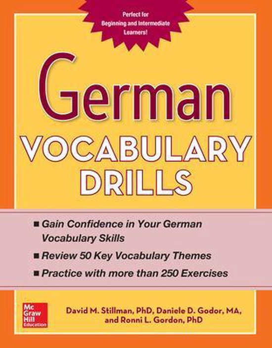 German Vocabulary Drills - cover