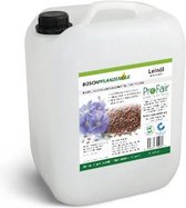 Bioethanolshop 5 liter lijnzaadolie, koudgeperst 100% puur - ZONDER additieven