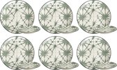 Bord Atomium Ø 26,5cm Table Tales Evergreen - set 4 stuks