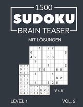 1500 Sudoku Brain Teaser 9x9