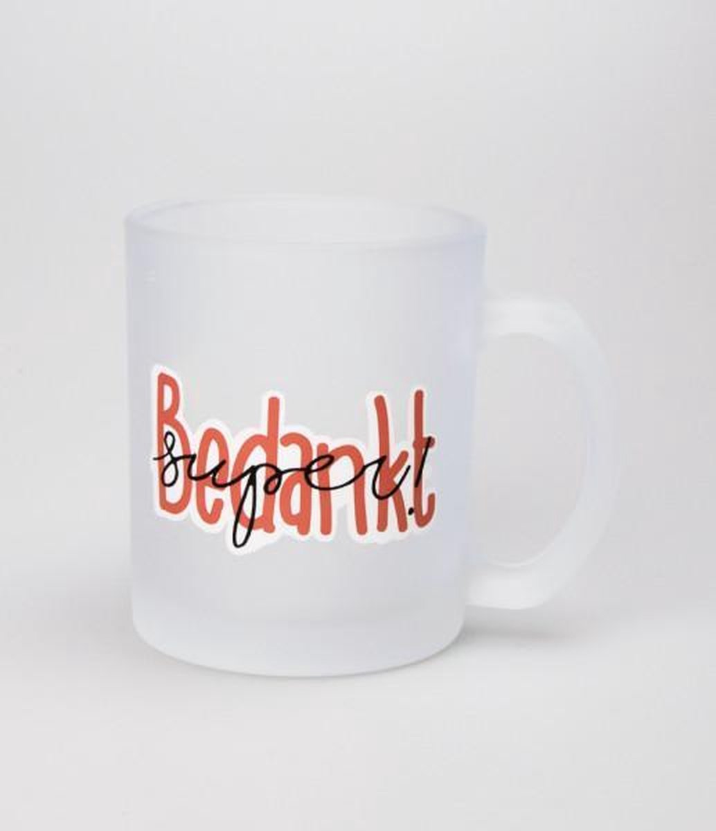 Frosted Mugs - Bedankt