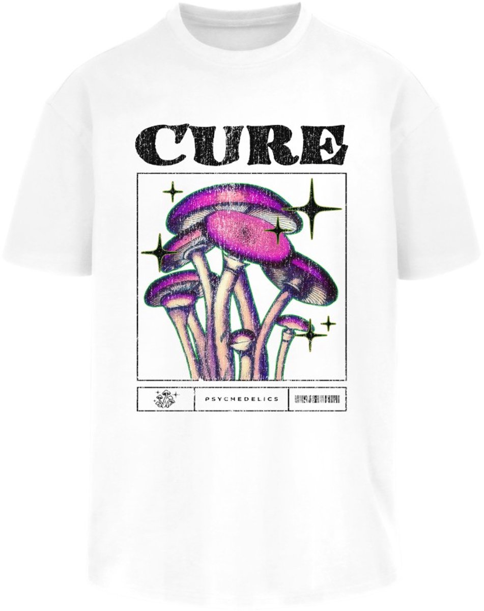 Mister Tee Cure Oversize Heren T-shirt XS Wit