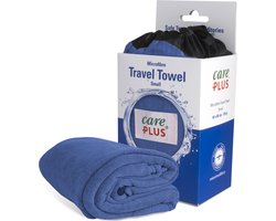 Care Plus Reishanddoek microvezel - Maat: small 40 x 80 cm - Blauw - Travel Towel