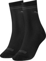 Puma classic dames sokken 2-paar  - 38  - Zwart