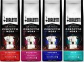 Bialetti Perfetto Moka Koffie proefpakket - 4 x 250 gram | Classico, Intenso, Delicato en Deca