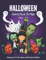 Halloween Activity Book for Kids Ages 2-5