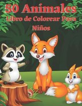 50 Animales Libro de Colorear Para Ninos