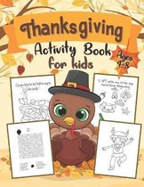 Thanksgiving Activity Book for kids ages 4-8