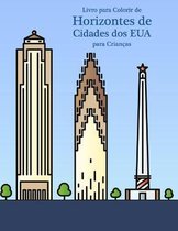 Livro para Colorir de Horizontes de Cidades dos EUA para Criancas