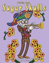 Coloring Book Sugar Skulls Dia De Los Muertos