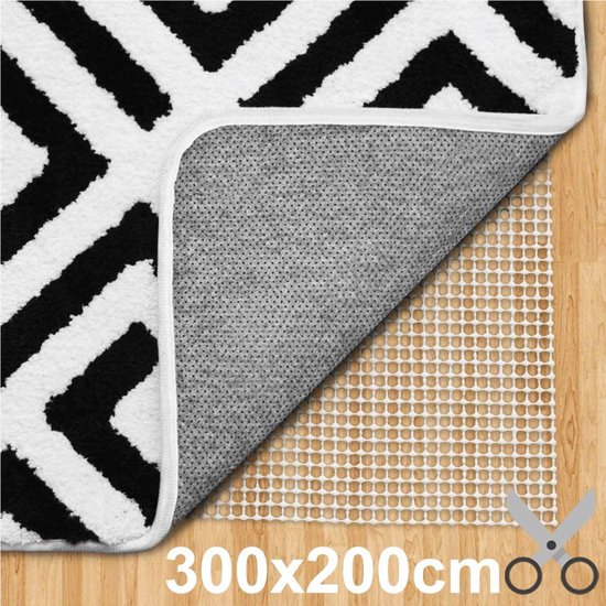 VITAMO™ Premium Anti Slip Onderkleed - Antislip Mat - Ondertapijt - Nooit meer uitglijden - Voor tapijt en vloerkleed - 300 x 200cm - 6m² - XL Voordeel