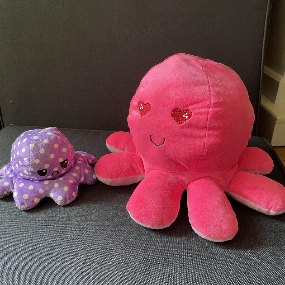 Fidget Toys- Mood knuffel - Moodknuffel - Kawaii - Octopus - Mega - XL -  reversible -... | bol.com