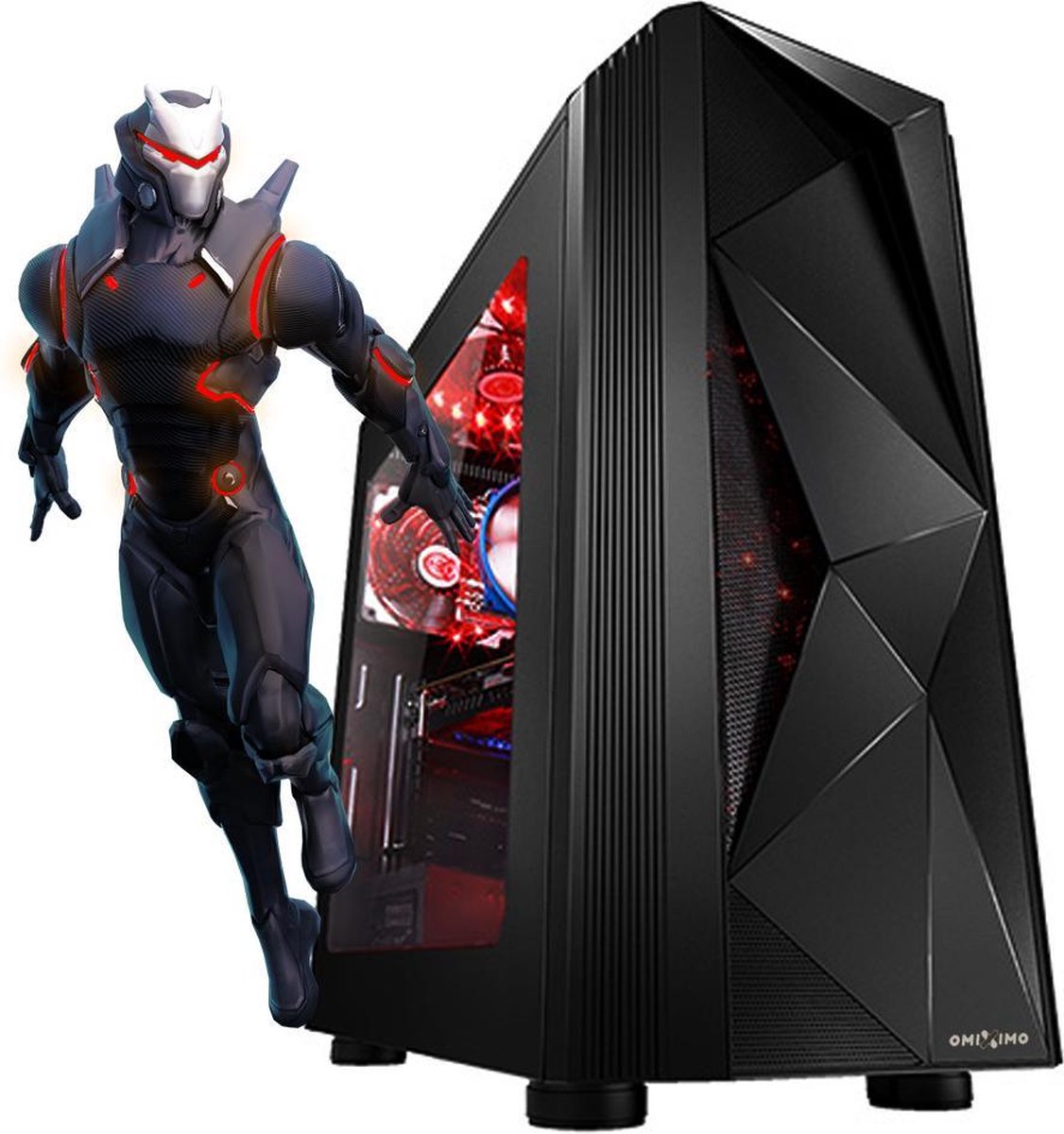 omiXimo AMD Ryzen 3 Game PC 8 GB ram 240 GB SSD Geschikt voor: Fortnite, Minecraft, Sim