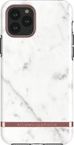 Richmond & Finch White Marble stevig kunststof hoesje voor iPhone 11 Pro Max - wit