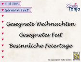 Nellies Choice Clearstempel - German texts - Frohe (DE) GTCS004 90x79mm