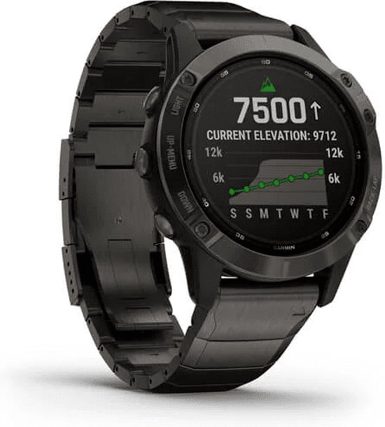 Garmin fēnix 6 Pro Solar - Smartwatch - Titanium | bol.com