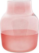 Vaas voor Bloemen - Bloempot - Modern Roze - 10x10x22cm - Rond Glas |  bol.com