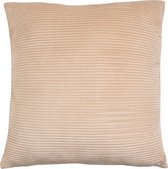Hoyz | Lino Sand Kussen | 45 X 45 | Sierkussen Voor Woonkamer Of Slaapkamer