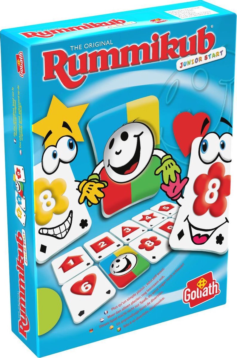 Jumbo Rummikub WORT Kompakt, Jeu de cartes, Enfants et adultes, 20