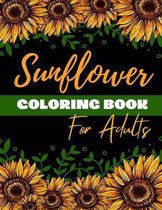 Sunflower Coloring Book for Adults