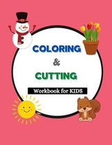Coloring and Cutting Workbook for Kids