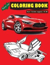 Race car coloring books for kids ages 4-8