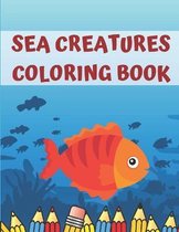 Sea Creatures Coloring Book