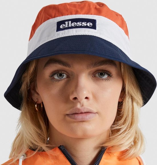 Ellesse Hoed - Maat One size - Unisex - Oranje/Navy/Wit | bol.com