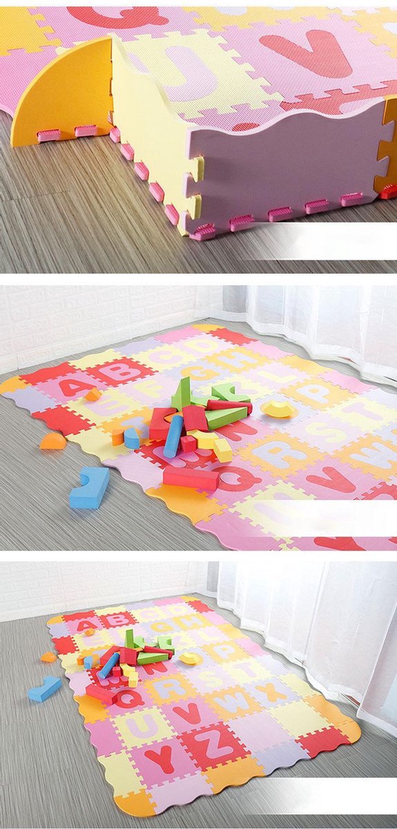 XXL Baby Speelmat Puzzelmat Speelkleed EVA Foam Play