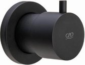 Serie GPD - Hoekstopkraan 3/4'' - Rond - Mat Zwart