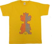 Anha'Lore Designs - Clown - T-shirt - Geel - 12-13j (152)