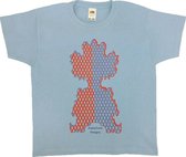 Anha'Lore Designs - Clown - Kinder t-shirt - Lichtblauw - 7/8j (128)