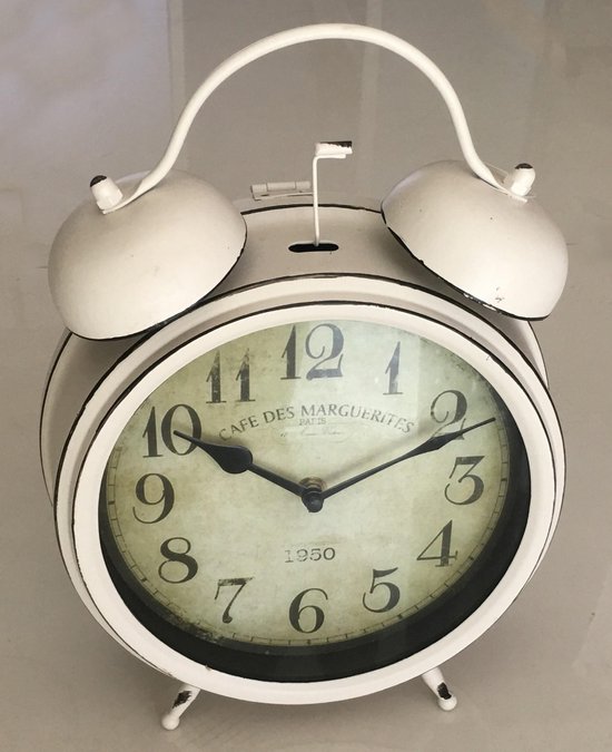 horloge de table horloge de table blanc noir 1950