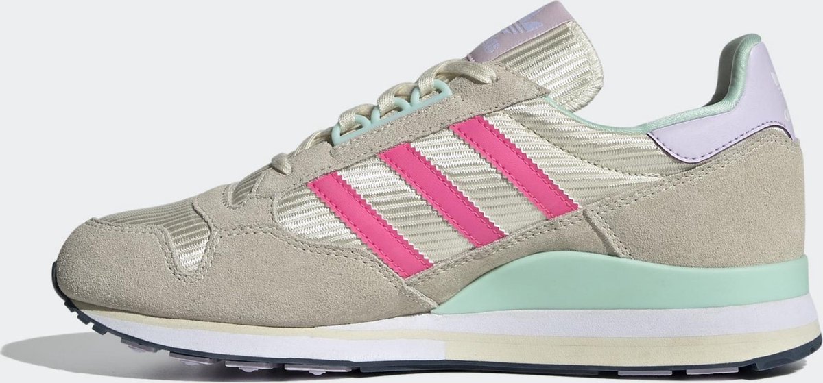 adidas zx 500 w cream white solar pink clear pink