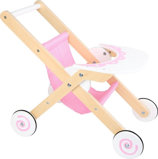 Buggy de poupées en bois